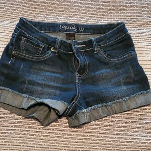 Liquid Jean shorts